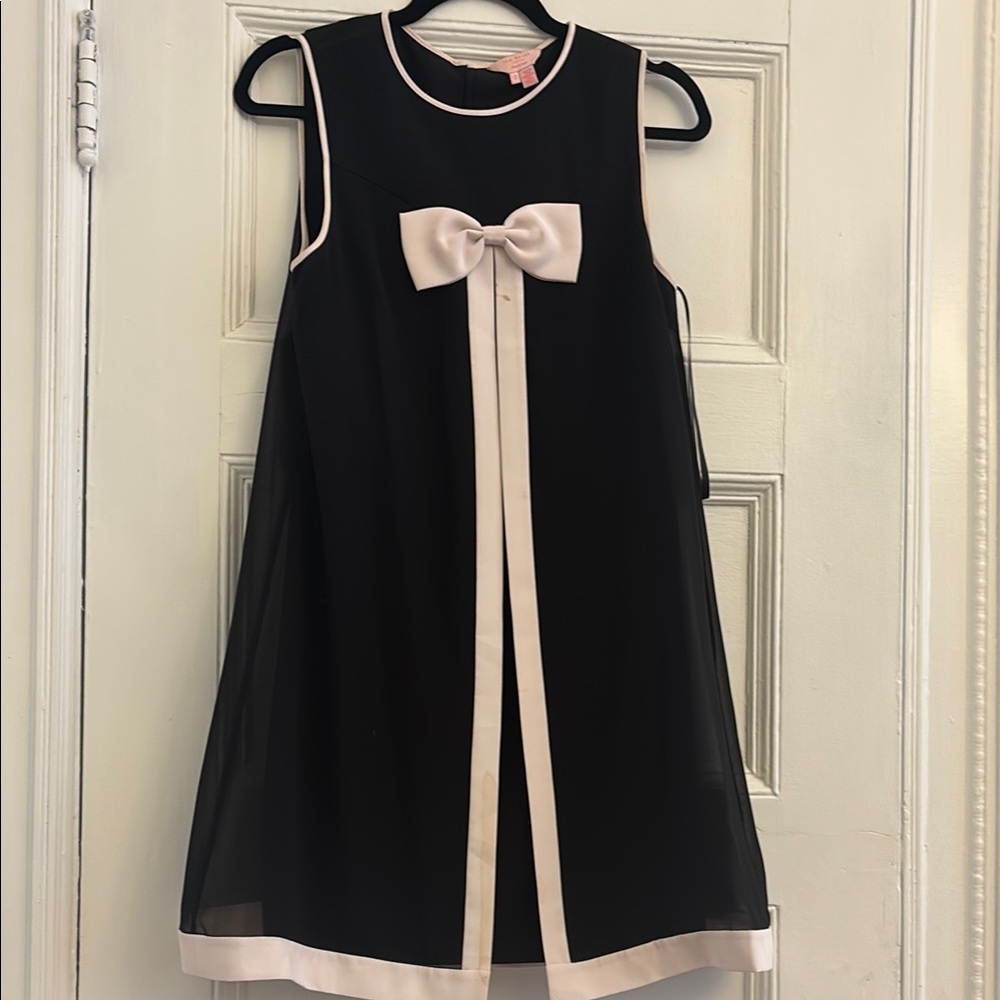 Ted Baker Black and White A-line Mini Dress